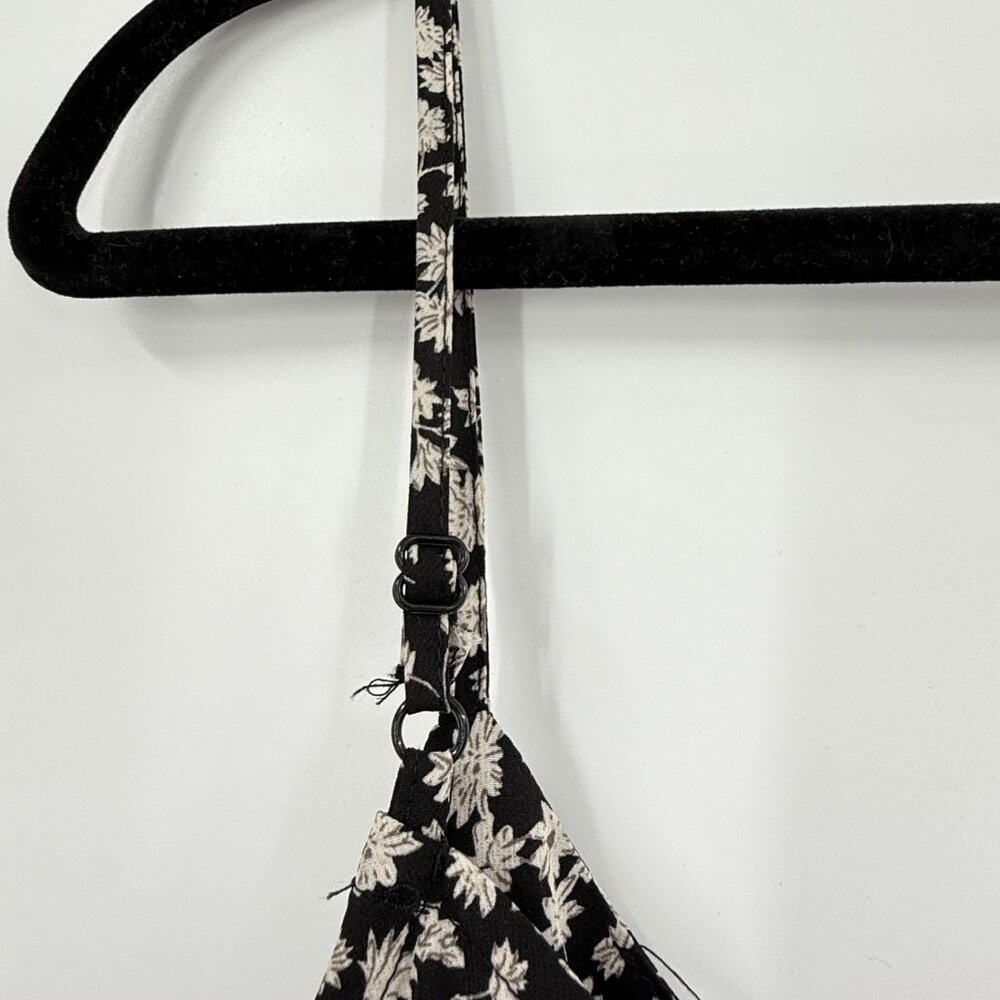 Papermoon Floral Black & White Sleeveless Jumpsuit M - Picture 9 of 9